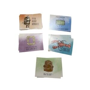 Friends Themed Blank Note Cards Set Of 16